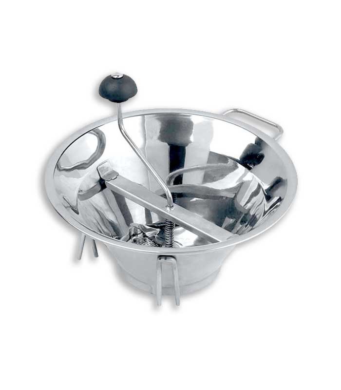 Masina profesionala de pasat rosii, legume si fructe, diametru 33 cm, 3 site interschimbabile, inox
