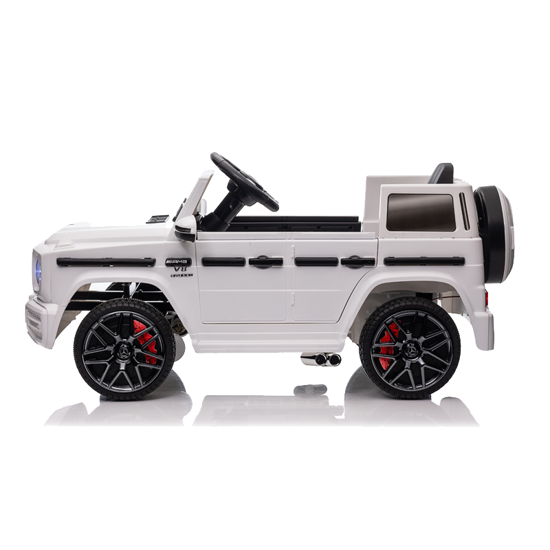 Masinuta electrica cu telecomanda, mercedes benz g63, mp3, usbsd, 2 motoare 25w, roti spuma eva, suspensii, 110x69x53 cm - 2