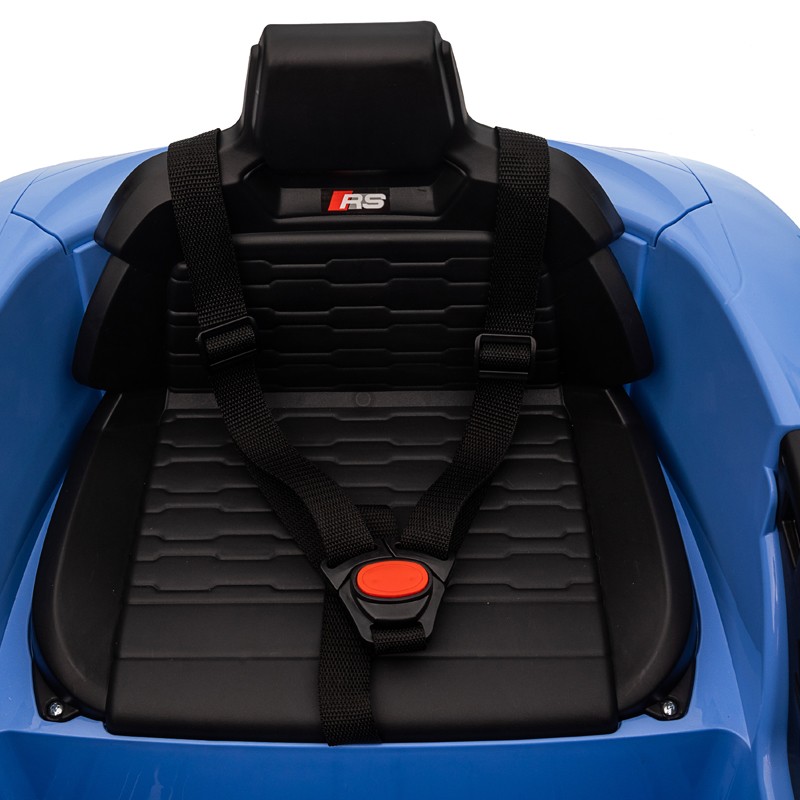 Masinuta electrica pentru copii audi rs e-tron gt, card usbtf, mp3, 35w, 3-5 kmh, 12v, 103x58x41 cm, albastru - 1
