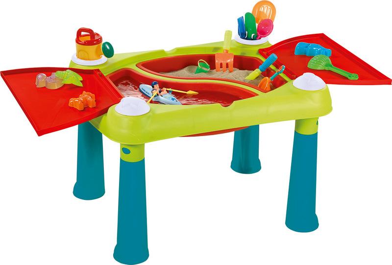 Masuta pentru copii extensibila Keter Creative Fun Table TurquoiseRed apa si nisip - 1 | YEO