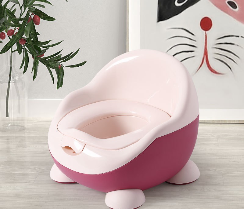 Olita bebelusi Little Mom Smart Potty Pink cu adaptor moale din spuma PU, vas colector detasabil, baza anti-alunecare, protectie antistropire - 1 | YEO