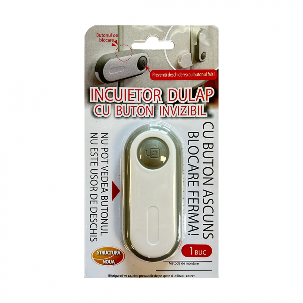 Opritor pentru usi dulap Car Boy Safety cu buton invizibil - 4 | YEO