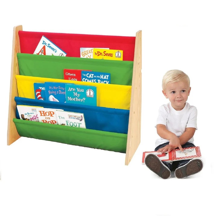 Organizator copii Ginger Home Multicolor cu rafturi pentru carti si reviste,62,7x28x60 cm - 1 | YEO