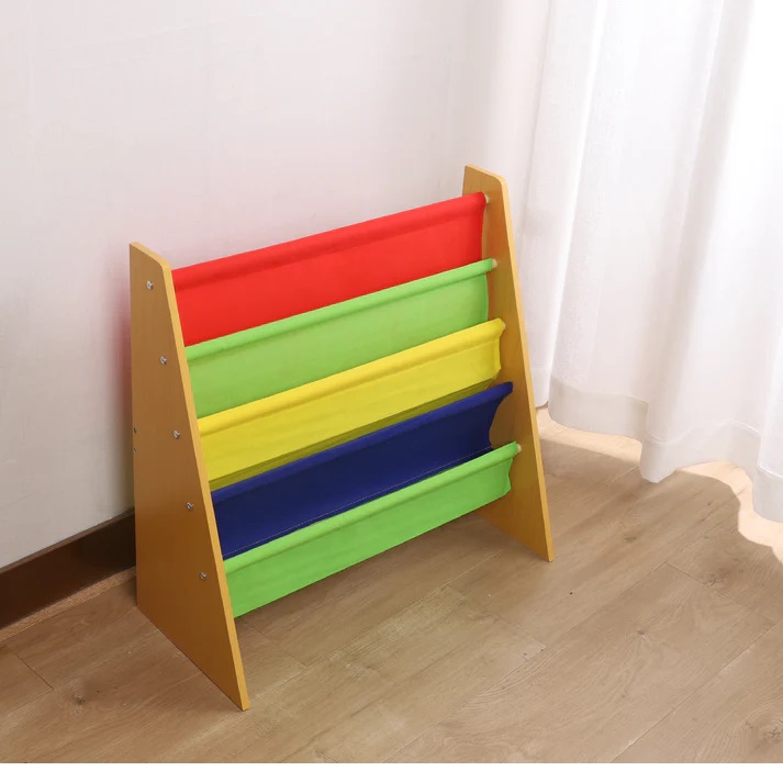 Organizator copii Ginger Home Multicolor cu rafturi pentru carti si reviste,62,7x28x60 cm - 3