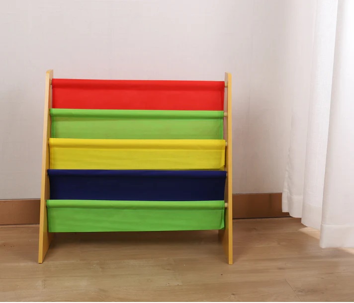 Organizator copii Ginger Home Multicolor cu rafturi pentru carti si reviste,62,7x28x60 cm - 4