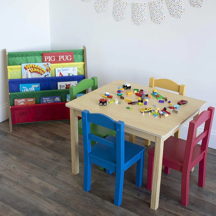 Organizator copii Ginger Home Multicolor cu rafturi pentru carti si reviste,62,7x28x60 cm - 5