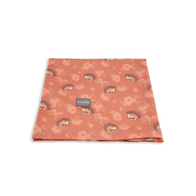Paturica muselina din bambus 120x120 cm Vintage Animals Arici Sleepee