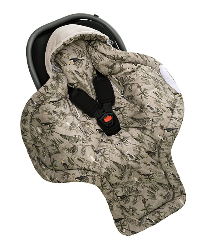 Paturica universala pentru scoica auto bumbaccatifea Magic Jungle Khaki Sleepee 3 tog - 1 | YEO