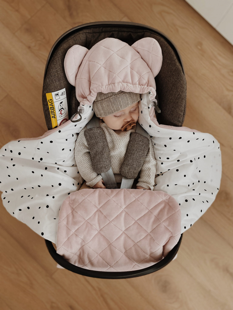 Paturica universala pentru scoica auto bumbaccatifea Royal Baby Pink Sleepee 3 tog - 3