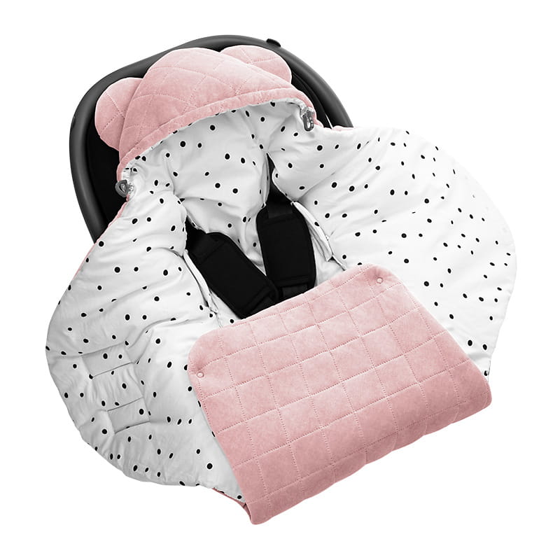 Paturica universala pentru scoica auto bumbaccatifea Royal Baby Pink Sleepee 3 tog - 4
