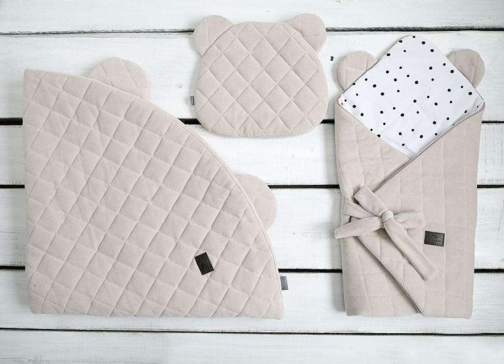 Perna din catifea ursulet Royal Baby Sand Sleepee - 1 | YEO