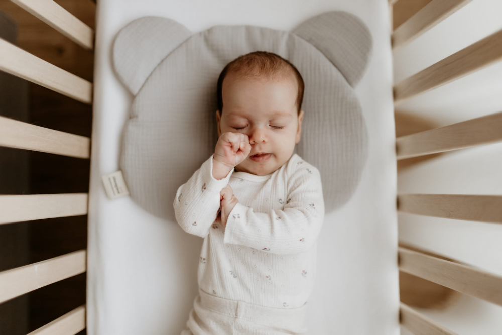Perna din bumbac cu urechi Muselina Gri Sleepee