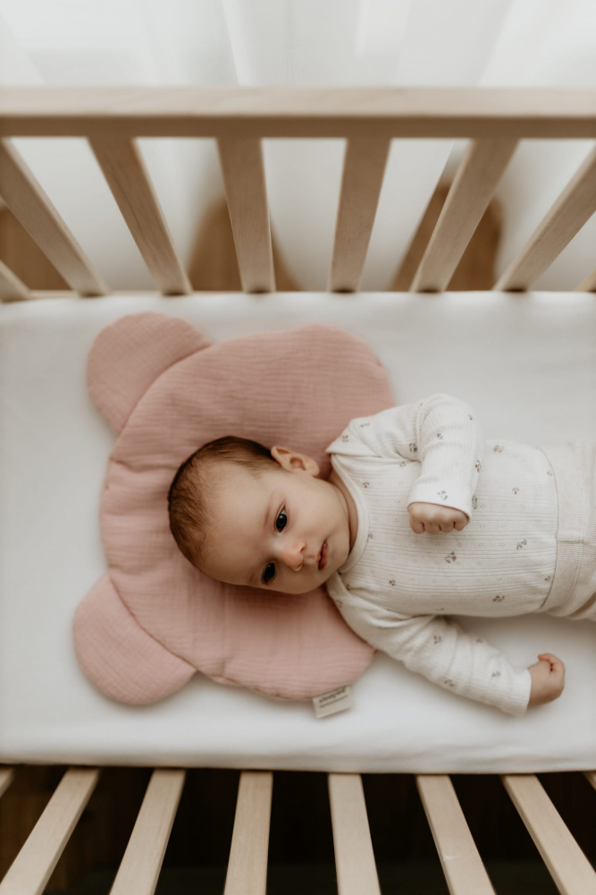 Perna din bumbac cu urechi Muselina Rose Sleepee