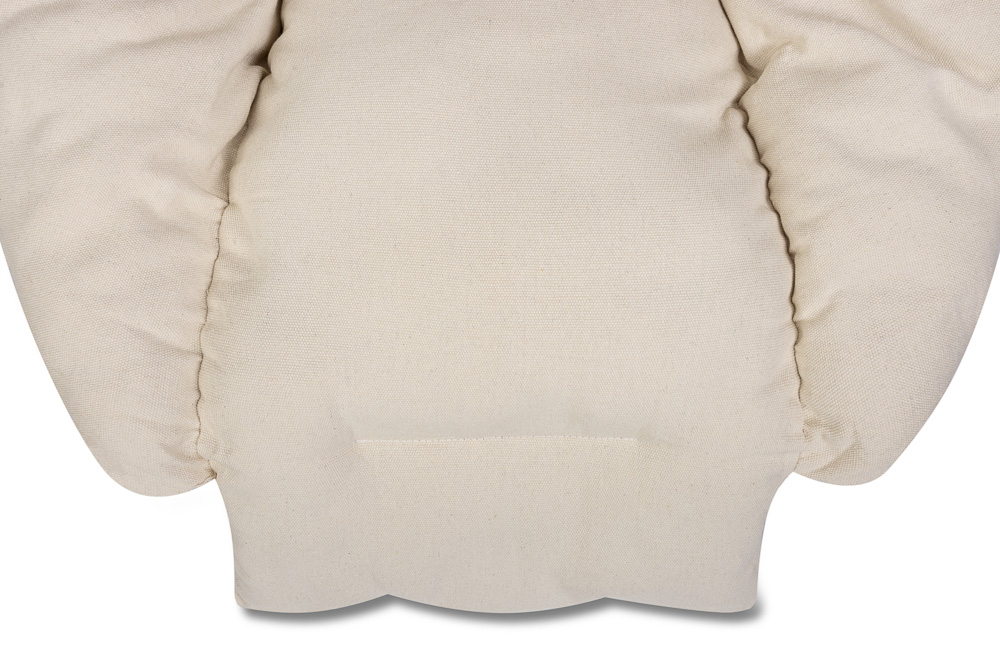 Perna pentru leagan, Ikonka, design elegant, cu extensii pentru coapse si cap, dimensiune XXL 64 x 56 x 66 cm, Ecru - 2 | YEO