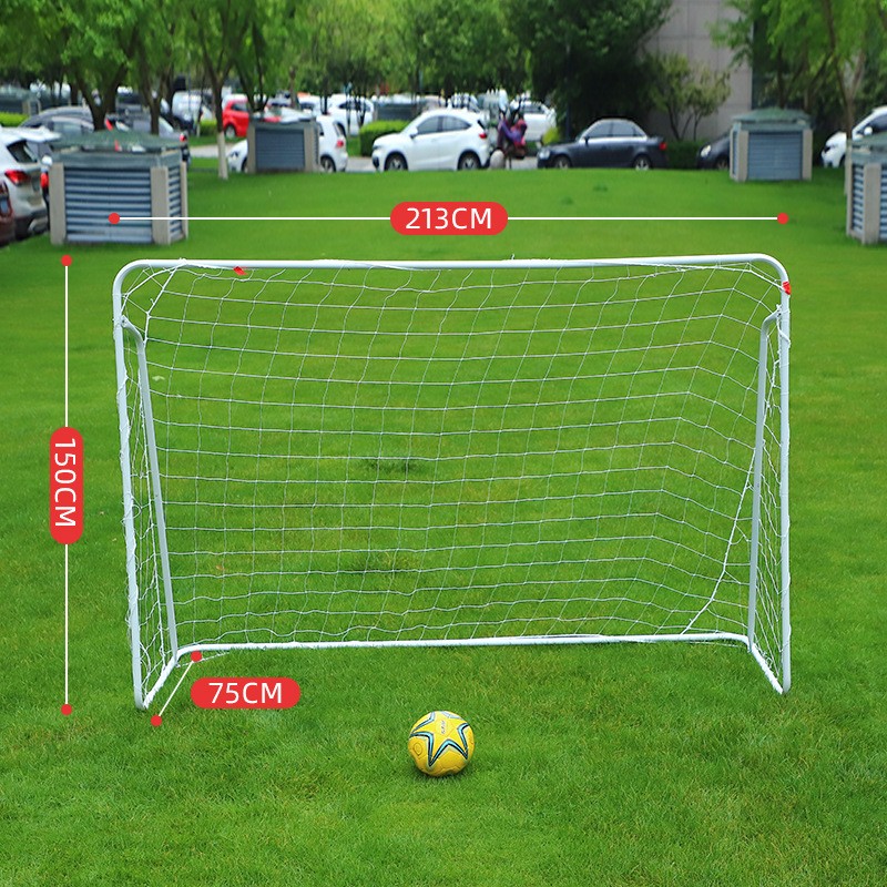 Poarta de fotbal pentru copii, cu plasa, 213x150x75 cm, cadru otel - 3 | YEO