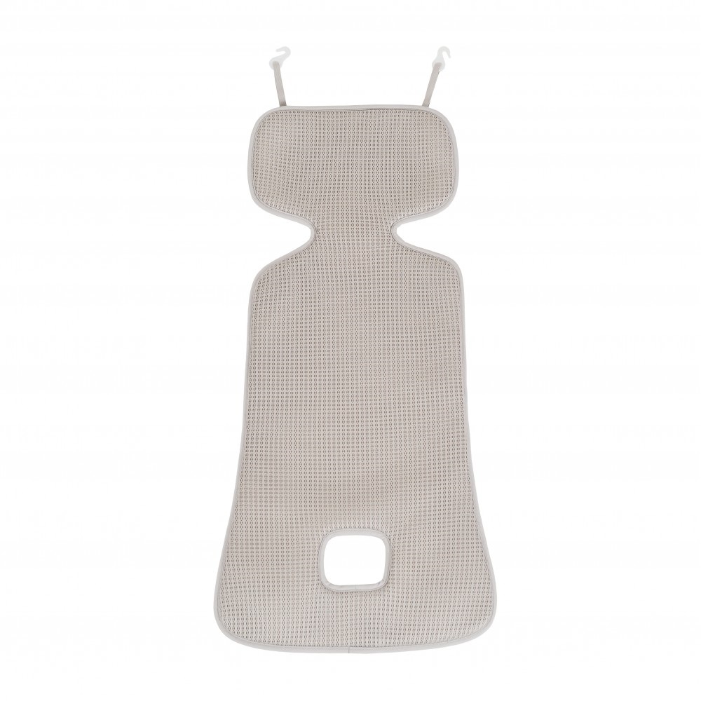 Protectie antitranspiratie Cangaroo AirLuxe Universal Grey pentru carucior, material 3D special, reduce transpiratia, potrivire universala - 2