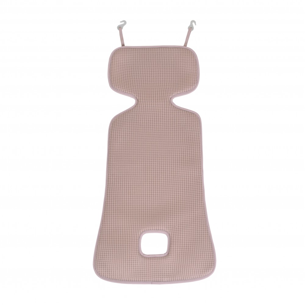 Protectie antitranspiratie Cangaroo AirLuxe Universal Pink pentru carucior, material 3D special, reduce transpiratia, potrivire universala - 2