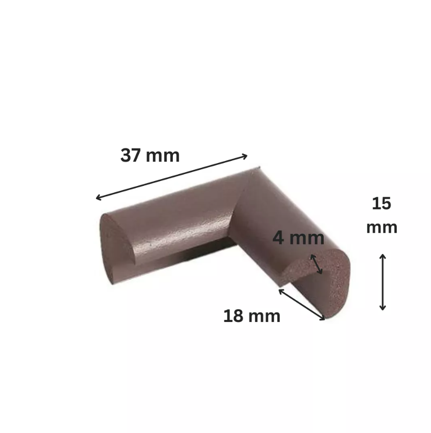 Protectie colturi Car Boy Safety 18x37x15x4mm Maro - 1 | YEO