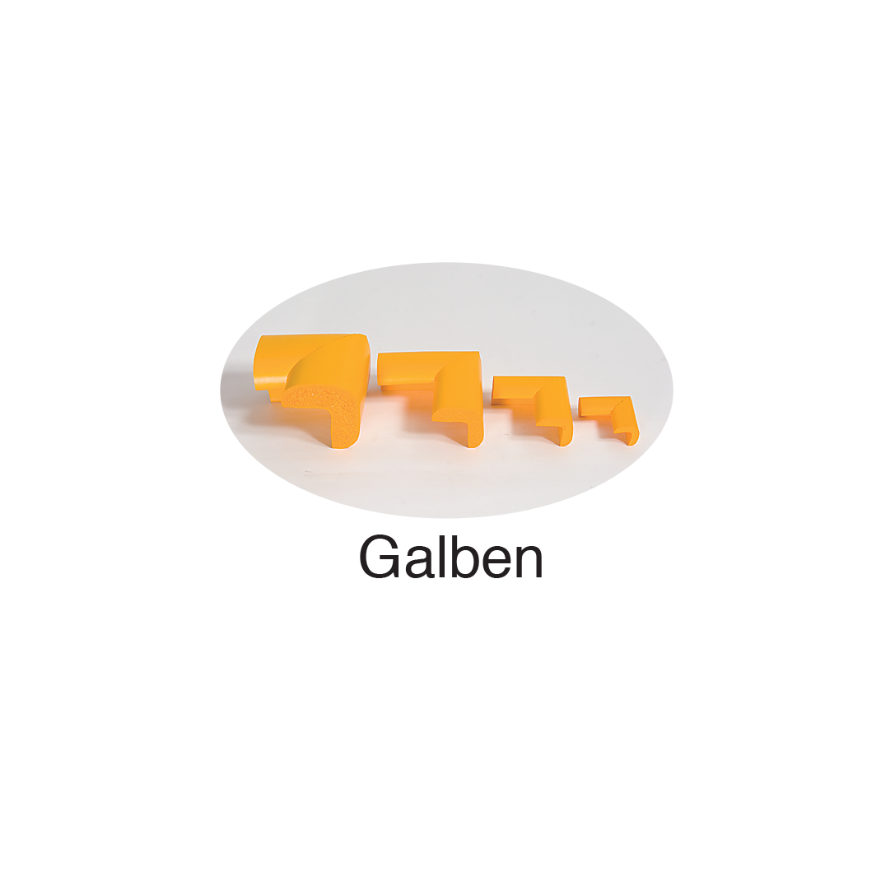 Protectie colturi Car Boy Safety 37x70x31x9mm Galben - 1 | YEO
