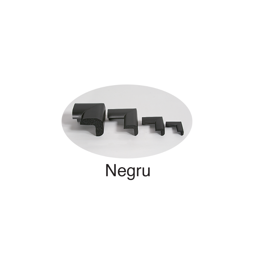 Protectie colturi Car Boy Safety 37x70x31x9mm Negru - 1 | YEO