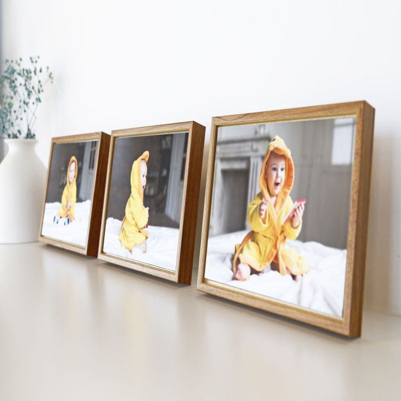 Rama foto magnetica a4, include hartie magnetica, lemn, magic dale - 3 | YEO