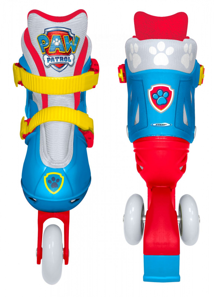 Role pentru copii, Stamp, cu roti din PVC si sistem de reglare, model Paw Patrol, masura 27-30