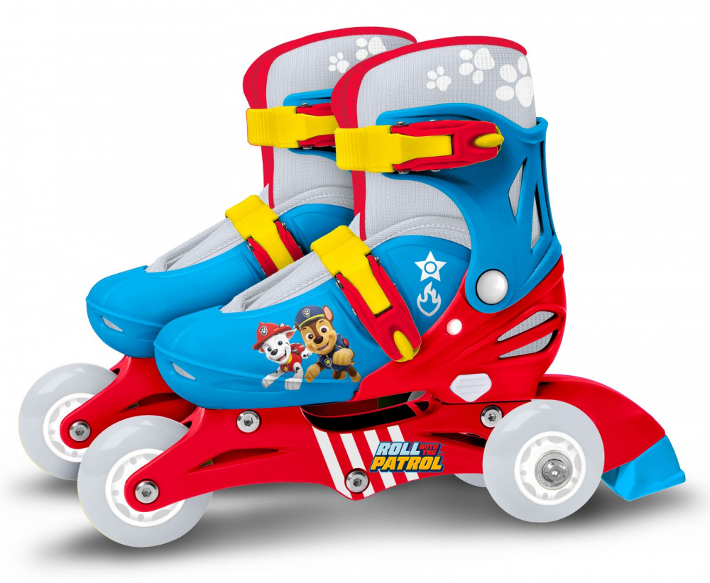 Role pentru copii, Stamp, cu roti din PVC si sistem de reglare, model Paw Patrol, masura 27-30 - 2 | YEO