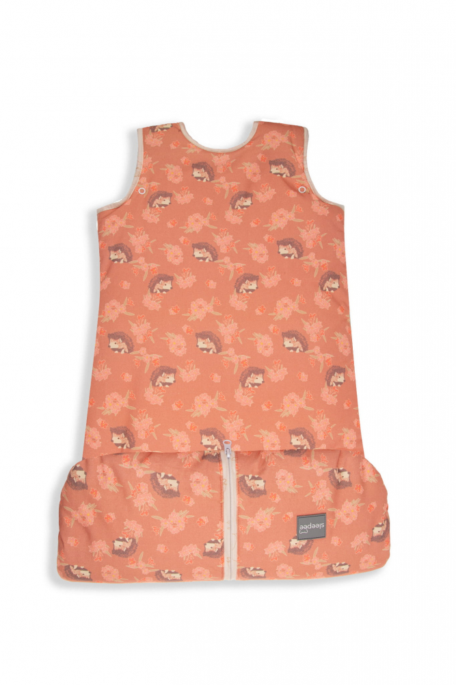 Sac de dormit din bumbac 0-24 luni Grow with me Animale de Epoca Arici Sleepee 2,5 tog