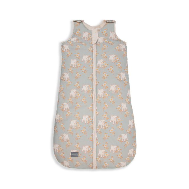 Sac de dormit din bumbac 0-24 luni Grow with me Animale de Epoca Sky Blue Sleepee 2,5 tog - 1