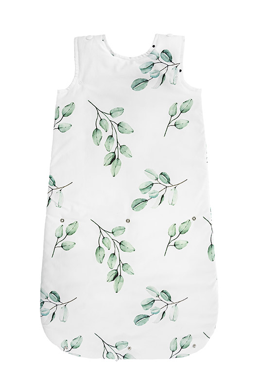 Sac de dormit din bumbac 0-24 luni Grow with me Eucalipt Sleepee 2,5 tog