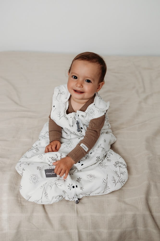 Sac de dormit din bumbac 0-24 luni Grow with me Eucalipt Sleepee 2,5 tog - 1