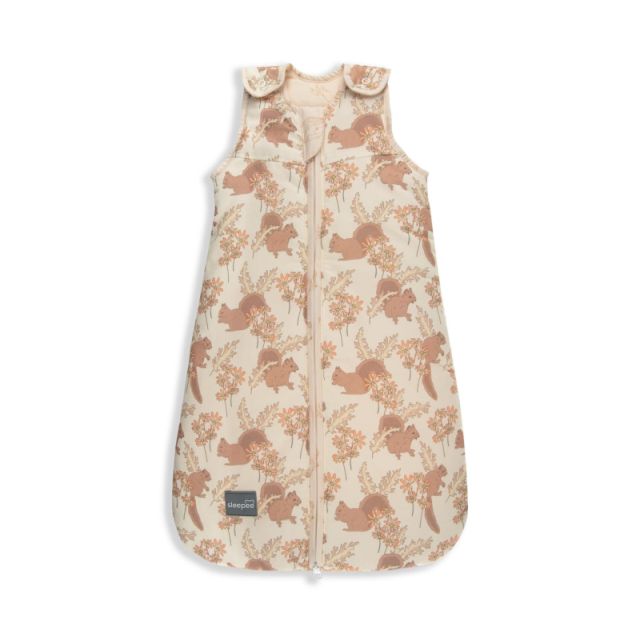 Sac de dormit din bumbac 0-4 luni Newborn Animale de Epoca Almond Sleepee - 7