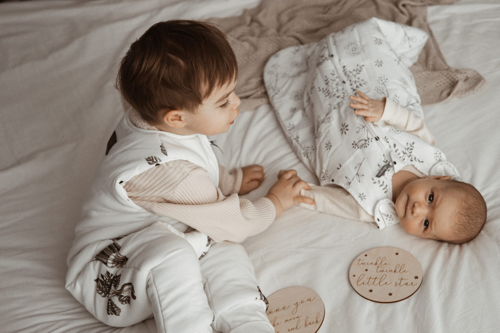 Sac de dormit din bumbac 0-4 luni Newborn Eucalipt Sleepee 2,5 tog - 6