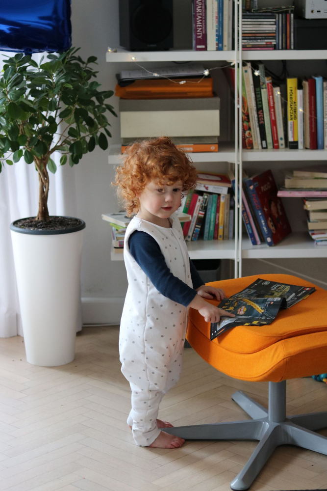 Sac de dormit din bumbac cu 2 fete 3-4 ani DotsBloom Sleepee 2,5 tog - 7
