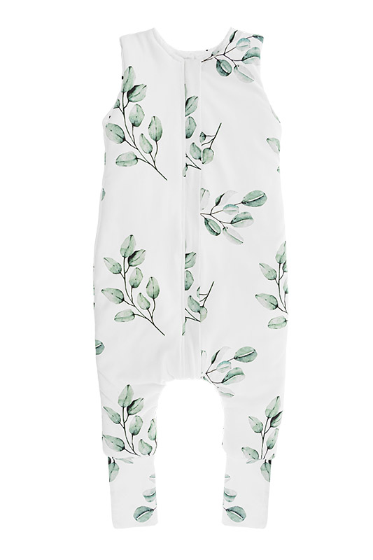 Sac de dormit din bumbac cu 2 fete 3-4 ani Eucalipt Sleepee 2.5 tog - 4