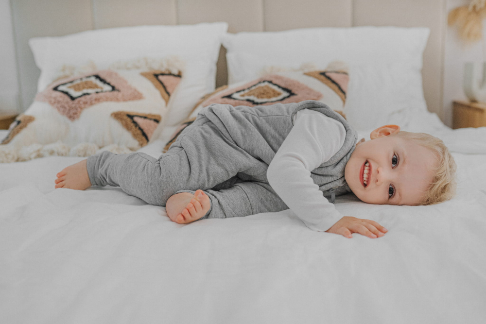 Sac de dormit din bumbac 3-4 ani Gri inchisDeschis Sleepee 2.5 tog - 1