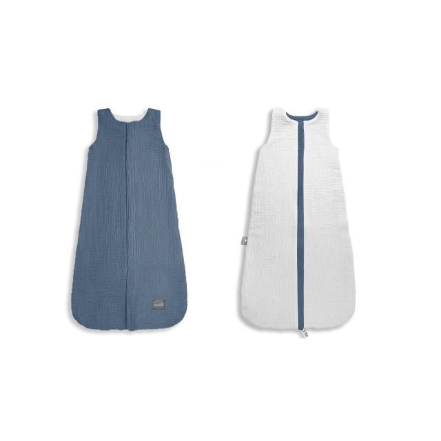 Sac de dormit din bumbac cu 2 fete 4-24 luni M Petrol Sleepee 1 tog - 7
