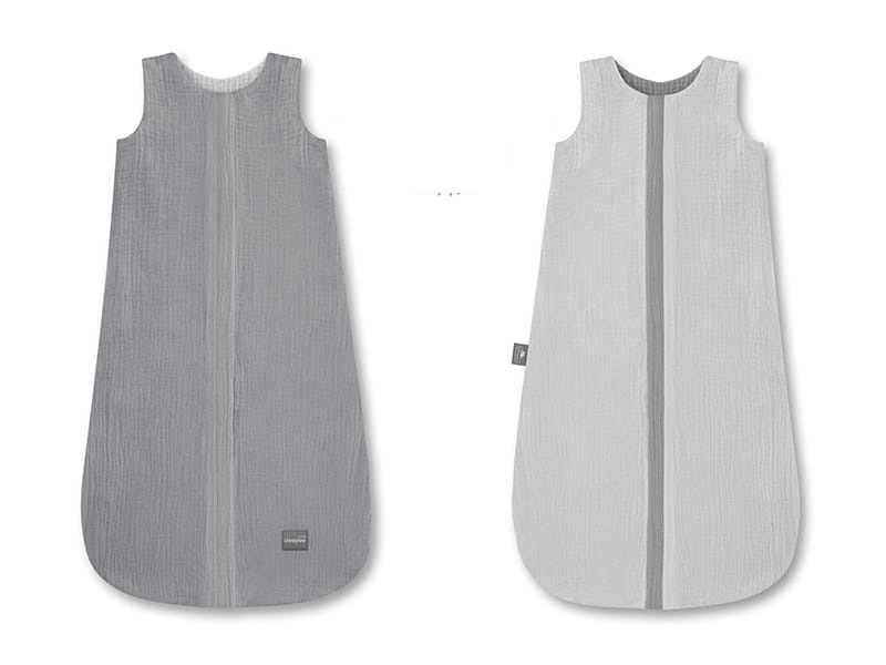 Sac de dormit din bumbac cu 2 fete 4-24 luni Gri M Sleepee 1 tog - 5
