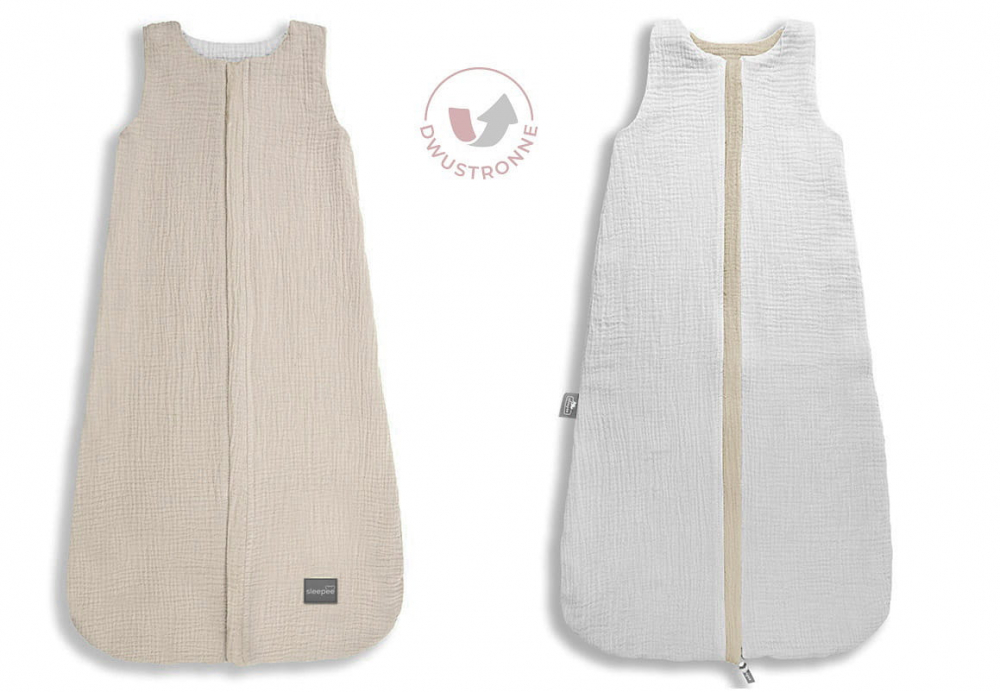 Sac de dormit din bumbac cu 2 fete 4-24 luni Sand Sleepee 1 tog - 1