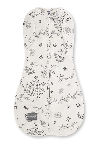 Saculet Swaddle pentru infasat + caciulita Second Step Bloom 0.2 Tog Sleepee - 1 | YEO