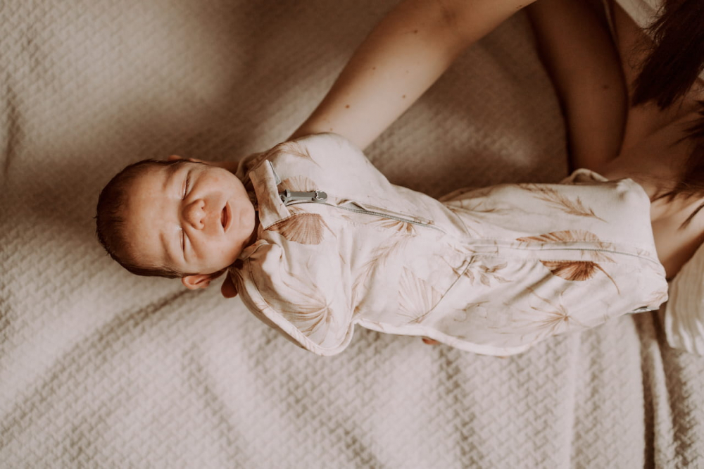 Saculet Swaddle infasat bebelusi + caciulita Second Step Boho Sleepee - 1 | YEO