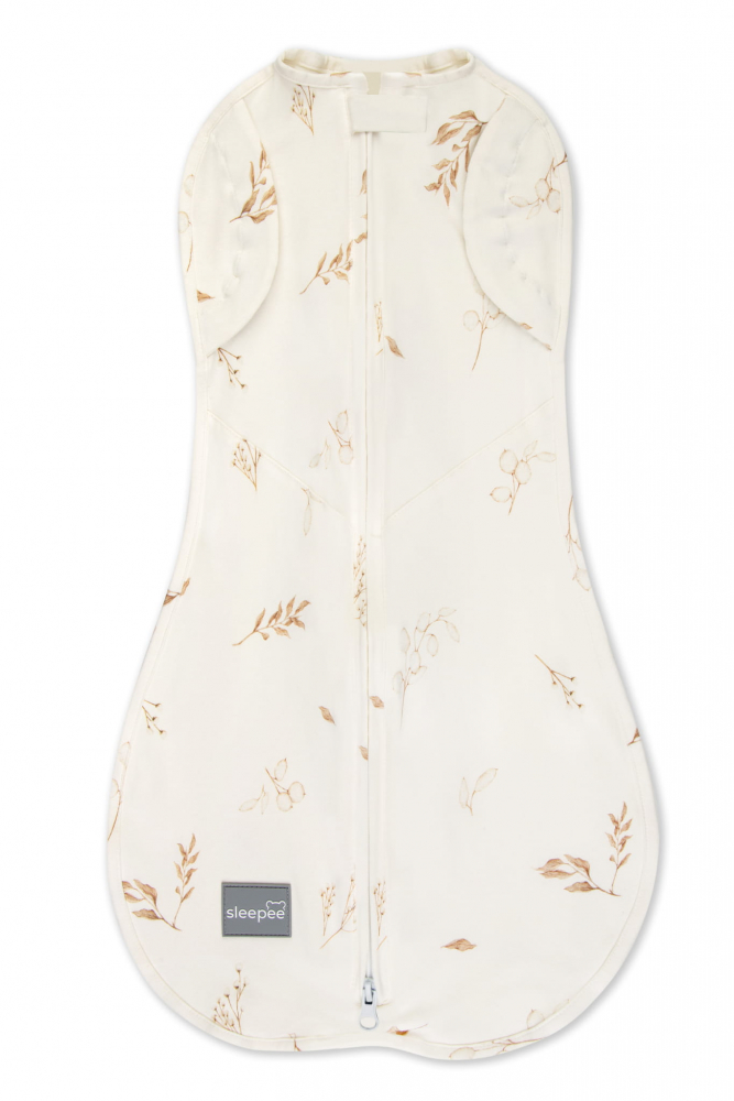 Saculet Swaddle infasat bebelusi + caciulita Second Step Boho Sleepee - 2 | YEO