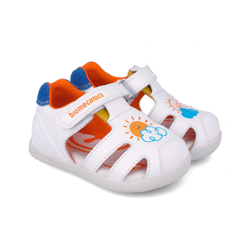 Sandale Primii Pasi pentru copii Biomecanics 252166 Albastru marime 25 (15,5-16,1 cm)
