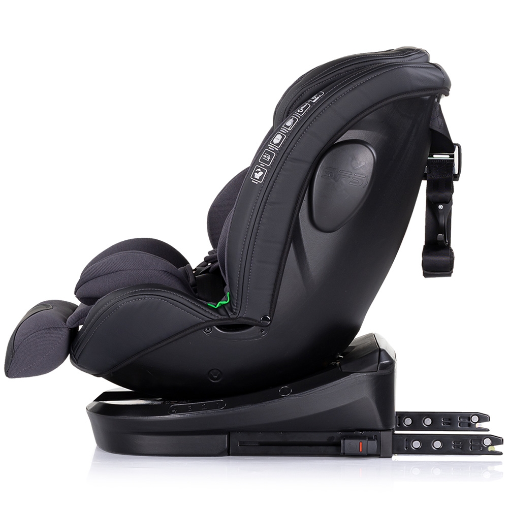 Scaun auto Chipolino Hypnotic Anthracite I-Size 40-150 cm cu sistem Isofix, Top tether, Sezut rotativ - 2