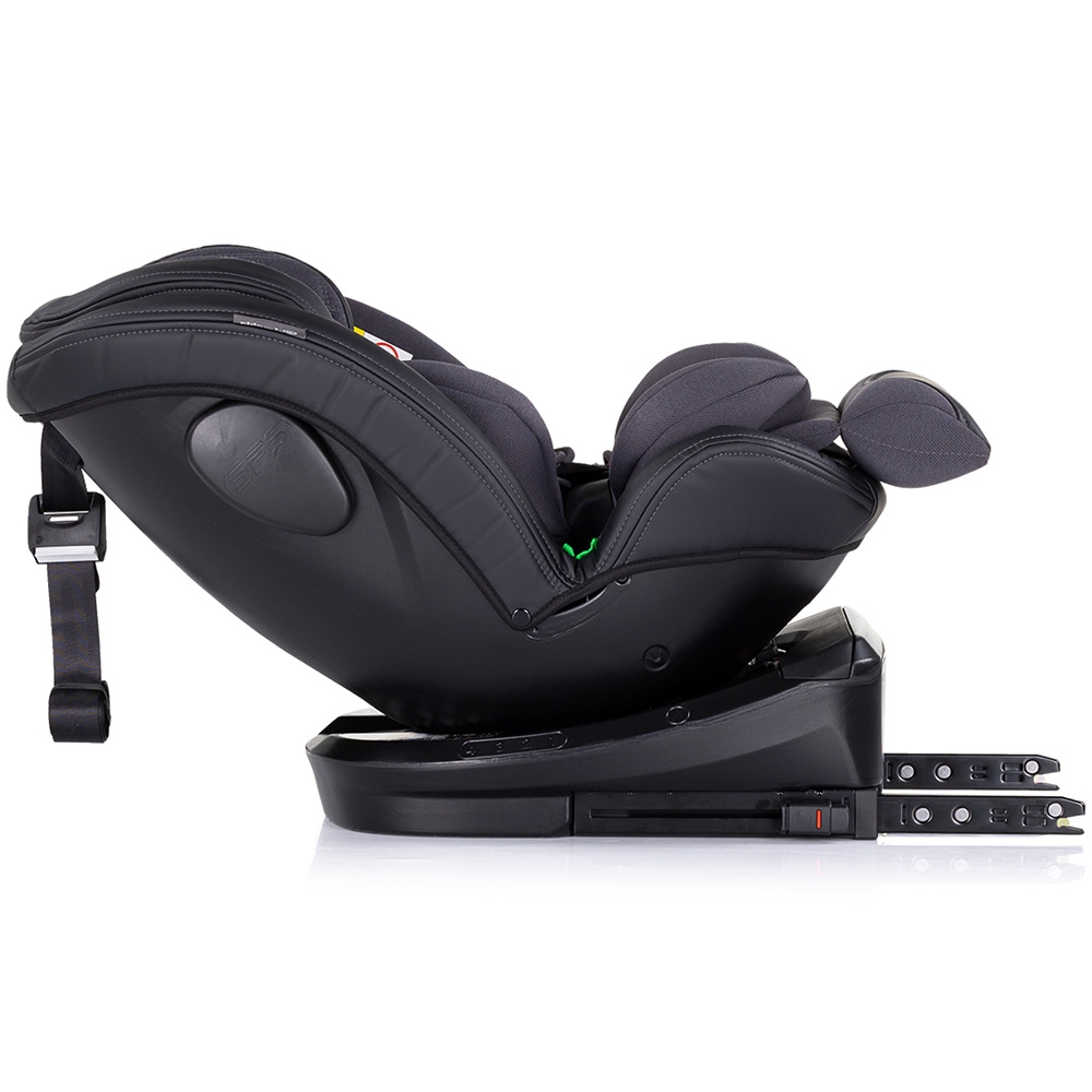 Scaun auto Chipolino Hypnotic Anthracite I-Size 40-150 cm cu sistem Isofix, Top tether, Sezut rotativ - 6