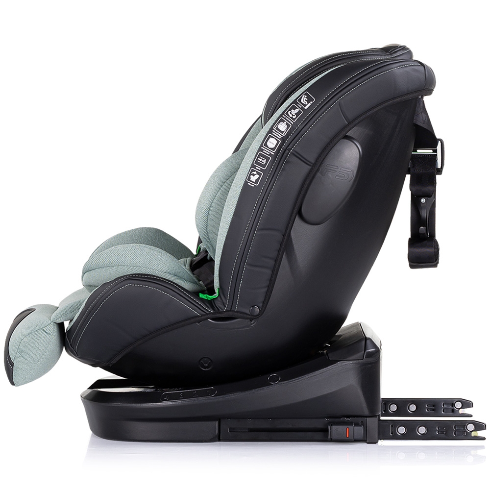Scaun auto Chipolino Hypnotic Basil I-Size 40-150 cm cu sistem Isofix, Top tether, Sezut rotativ - 2
