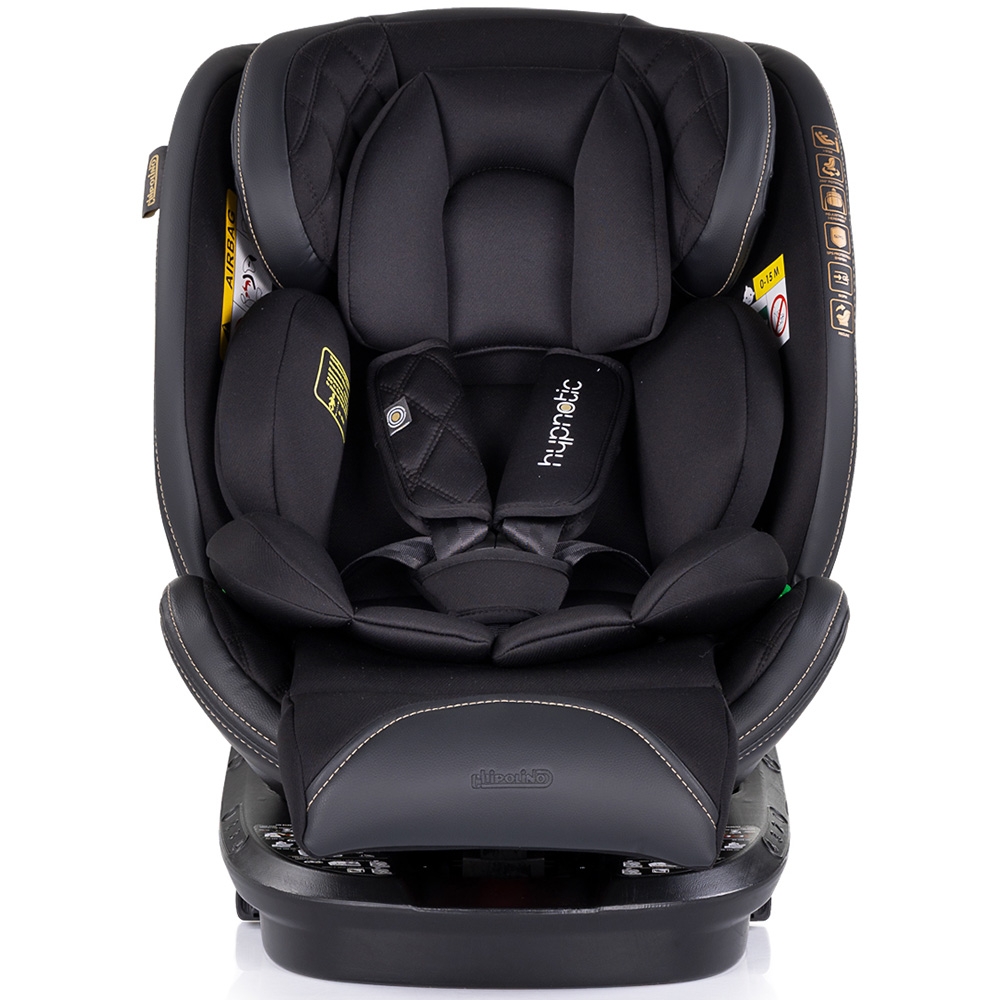 Scaun auto Chipolino Hypnotic Blackberry I-Size 40-150 cm cu sistem Isofix, Top tether, Sezut rotativ