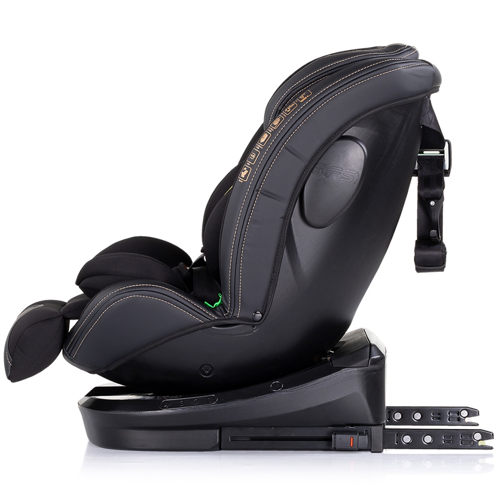 Scaun auto Chipolino Hypnotic Blackberry I-Size 40-150 cm cu sistem Isofix, Top tether, Sezut rotativ - 2