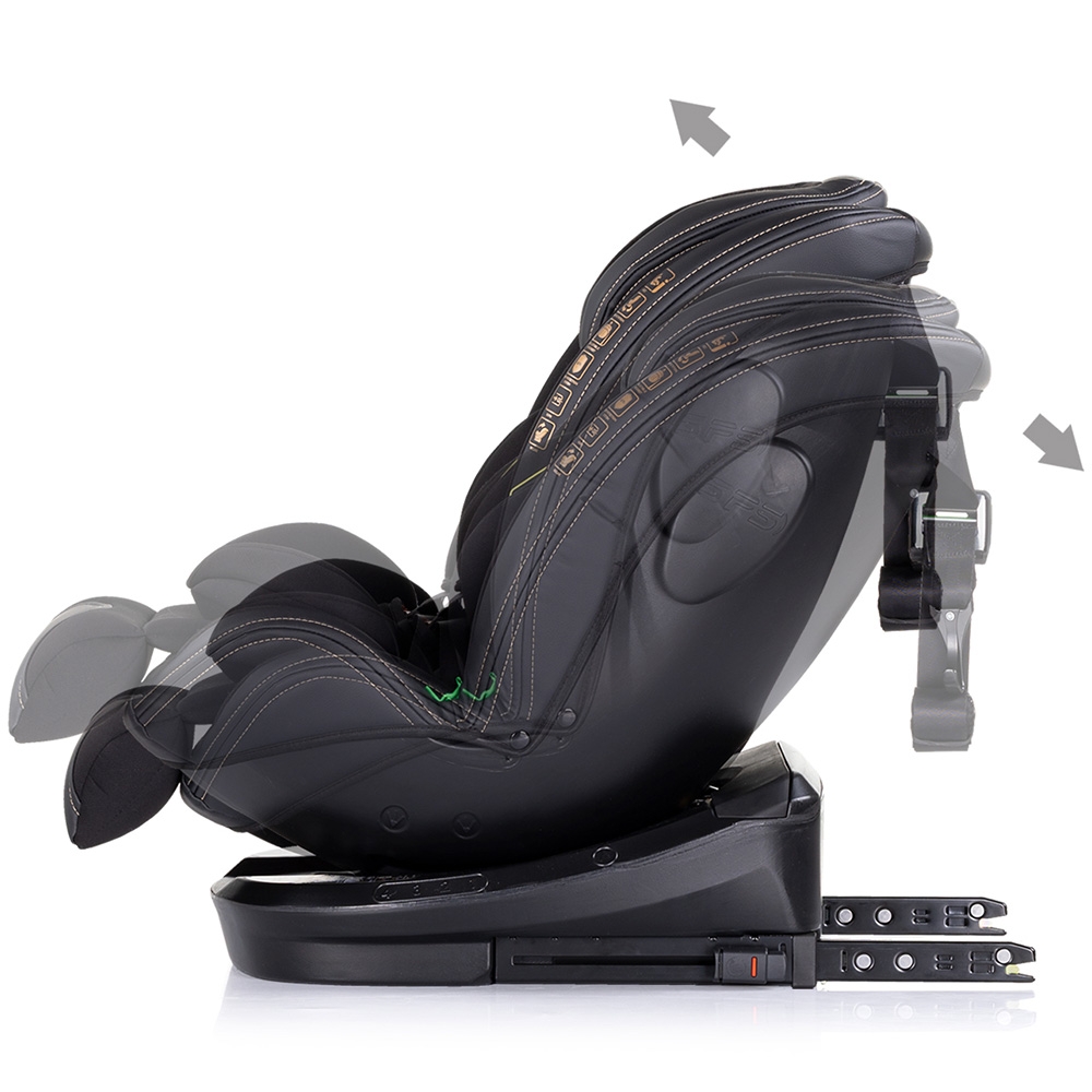 Scaun auto Chipolino Hypnotic Blackberry I-Size 40-150 cm cu sistem Isofix, Top tether, Sezut rotativ - 3