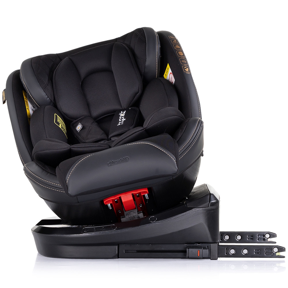 Scaun auto Chipolino Hypnotic Blackberry I-Size 40-150 cm cu sistem Isofix, Top tether, Sezut rotativ - 4